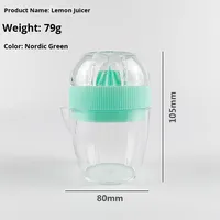 Presse-agrumes manuel pour citron, portable, pour usage domestique, emballage en boîte de couleur