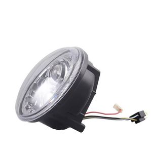ไฟหน้ามอเตอร์ไซค์ทรงกลม LED โครเมียมคุณภาพสูงยี่ห้อ Yongjin สำหรับเวสป้า สกู๊ตเตอร์ GTS300 - Product Image 6