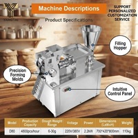 Machine automatique multifonctionnelle en acier inoxydable YT pour la fabrication de raviolis, de samosas et d'empanadas, 100 pièces/min, 2,2 kW