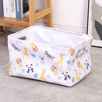 Modèles d'impression bébé panier cadeau panier vide mignon jouet bac de rangement organisateur boîte rectangulaire chambre décor pour la maison livres