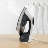 Défroisseur Vapeur Portable 2-en-1 1800W avec Écran LED et Panneau Tactile, Fer à Vapeur Électrique à Main, Prise US pour Hôtels et Usage Domestique