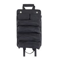 Organisateur de rouleaux d'outils multi-couleurs robustes, sac en toile enroulable avec pochettes détachables pour mécanicien automobile et moto