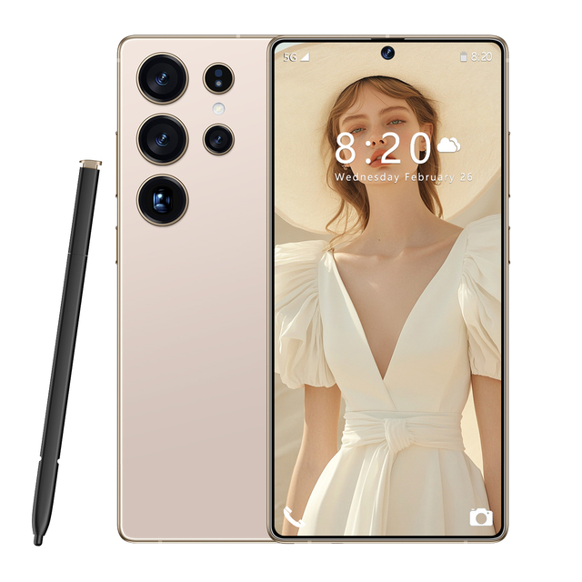 S25 Ultra 5G Smartphone 8000mAh Battery AI-Power Management 108MP Camera HD Display Spanish Support CDMA LTE 65W Quick Charge