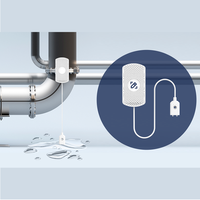 Détecteur de Fuite d'Eau Numérique Murale Intelligent BLE Bluetooth 5.0 Capteur Alarme de Détection de Fuite d'Eau Dispositif de Surveillance