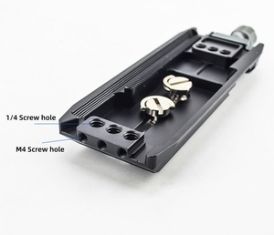 Support de plaque de dégagement rapide antidérapant de haute qualité avec vis de 1/4 "pour <span class=keywords><strong>stabilisateur</strong></span> DJI <span class=keywords><strong>Ronin</strong></span> S/RS3/RS2/<span class=keywords><strong>RSC2</strong></span>/WBS - Product Image 3