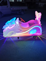 Schmetterlings-Elektro-Bumper-Car für Kinder, 12V batteriebetrieben, leuchtendes Fahrzeug für Vergnügungsparks, Großhandel