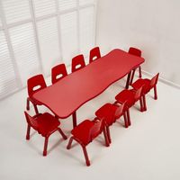 Mobilier scolaire en plastique bon marché bureau et chaise d'étudiant