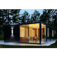 Conteneur de logement portable pour jardin, économique, de haute qualité, préfabriqué de luxe, avec escalier, livraison en kit