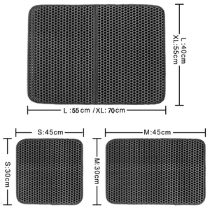 Tapis de <span class=keywords><strong>litière</strong></span> pour chat imperméable en EVA <span class=keywords><strong>double</strong></span> couche, tapis de récupération de <span class=keywords><strong>litière</strong></span> facile à nettoyer et lavable pour <span class=keywords><strong>litière</strong></span> de chat - Product Image 6