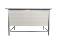 Ensemble de mobilier scolaire moderne : bureau et chaise d'étude pour étudiants, structure en acier, plateau en MDF, 1200*600*720, pour salle de classe et salon
