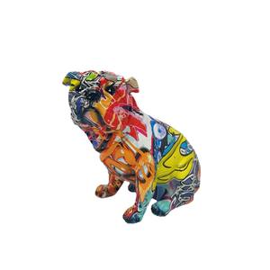 Figura Decorativa de Bulldog con Cabeza Inclinada, Esculpida en Resina Epoxi, de Alta Gama, para Decoración del Hogar, Sala de Estar y Escritorio - Product Image 5