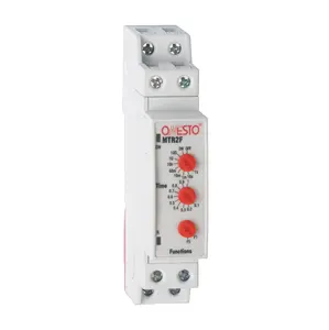 Onesto Off Delay Timer Relay 220V 250V LED Electrical Multifunctional Single Voltage Din Rail Time Relay