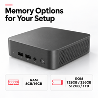 ODM Core I3 6100U 8/16GB 256/512GB 4K Dual HD-MI Display Tipe C Win10/11 Mini PC Gaming Komputer Desktop Mikro untuk Pekerjaan Kantor
