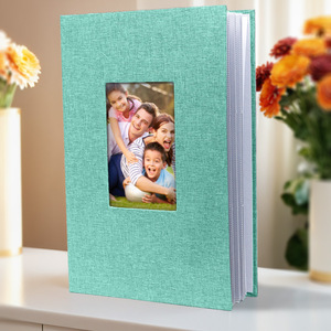 Nuovo Prodotto: <span class=keywords><strong>Album</strong></span> Fotografico con Carta Scrivibile su Lino, 6 Pollici, <span class=keywords><strong>300</strong></span> Fogli, Dorso Quadrato, Anelli Piatti, Vendita all'Ingrosso - Product Image 6