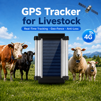 Collar de Rastreo GPS LBS Portátil, Impermeable IP67, de Tamaño Mini, para Ganado, Ovejas y Caballos, Compatible con PC
