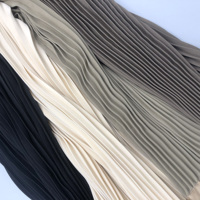 Tissu plissé Miyake en chiffon imitation crêpe, dernier design de mode personnalisé, pour robe
