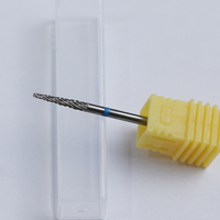 Shanghai Junwei F M 5 en 1 foret à ongles professionnel enlèvement Gel polissage carbure foret à ongles pointu conique coupe croisée