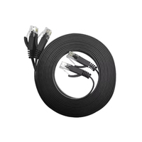 Câble réseau Cat 7 UTP noir en PVC pour interconnexions Switch-à-Switch en entreprise – Vente en gros