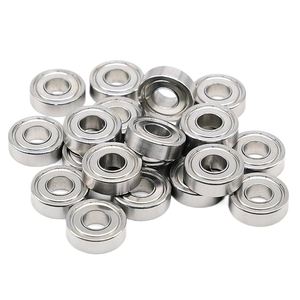Rodamiento de Bolas de Ranura Profunda de Acero Inoxidable 7x17x5 SS697 697 S697ZZ para Carrete de Pesca y Uso en Restaurantes, Bajo Ruido, Precisión P6 - Product Image 1