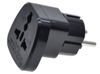 Adaptateur de prise universel AU US UK vers EU, prise murale européenne, chargeur secteur de voyage, convertisseur de prise 16A CN
