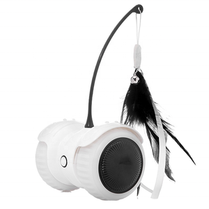 Pequeño ratón eléctrico gato juguete nuevo Control remoto equilibrio inteligente gato coche pluma gato juguete - Product Image 1