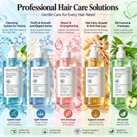 Shampoo réparateur à l'essence de peptide VC Hilotion pour cheveux secs et ternes, anti-casse, végan, sans cruauté, sans silicone, OEM, étiquette privée
