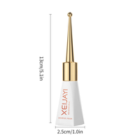 XEIJAYI Cat Eye Magnetik Hema-Free Nail Gel Polish Reflektif Putih Porselen Gaya Desainer untuk Aplikasi DIY Kemasan Botol