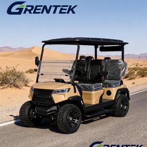 Carrito de Golf Todoterreno de 4 Plazas con Neumáticos Resistentes de 12-14 Pulgadas - Product Image 1