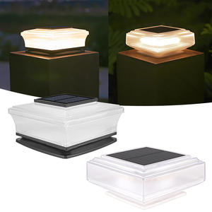 Lampada <span class=keywords><strong>Solare</strong></span> da Giardino a <span class=keywords><strong>LED</strong></span> IP65 Impermeabile, Corpo in ABS+PVC, Luce Bianca Calda, Pannello <span class=keywords><strong>Solare</strong></span>, Piccolo <span class=keywords><strong>Faro</strong></span> per Recinzioni e Pilastri, per Paesaggi di Ville - Product Image 1