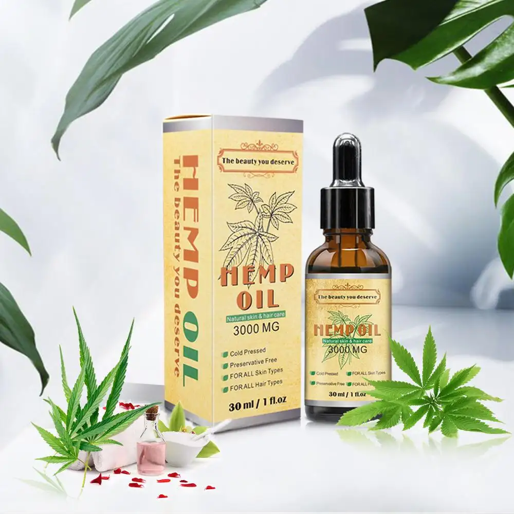 Make Hair StrongerとHealthier Organic 3000 mg CBD Hemp Oil