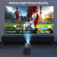 Mini Portable Extérieur LED Android WIFI Proyector 4K Smart Tv Home Cinéma Projecteurs Full Hd Téléphone Mobile Jeu Vidéo Proyector