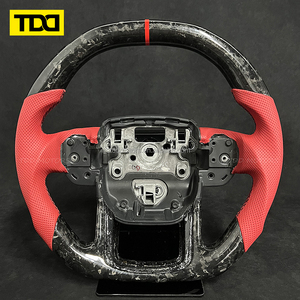 Volante de Fibra de Carbono Real TDD Compatible con Land Range Rover Sport Velar Evoque Discovery - Product Image 4