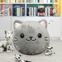 Peluche chat rembourrée en coton à poils courts pour enfants de 2 à 4 ans, 11-30 cm