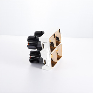 Focos sin Bordes, 4 Cabezas, Carcasa Integrada, Kit de Downlights para Ingeniería Hotelera, Luces de Techo y de Pared para el Hogar - Product Image 4