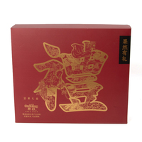 Großhandel Maßgefertigte Hochwertige Goldfolie Offsetdruck Gebäckverpackung Luxus-Logo Schokoladengeschenkboxen mit Fächern