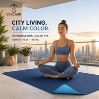 Tapete de Yoga TPE Personalizado Yugaland, Regalo Corporativo Premium, Tapete de Ejercicio Antideslizante para el Bienestar de los Empleados, Venta al Por Mayor de Fábrica