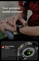 Layar AMOLED HD 1,43 inci Resolusi 466 * 466 Baterai 730mAh Kompas Barometer Altimeter Tahan Air 3ATM Bodi Logam / Sensor