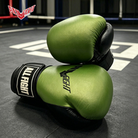 Gants de boxe durables en cuir PU pour MMA, Muay Thai, Kickboxing, entraînement et sparring, pour sac de frappe, logo personnalisé disponible
