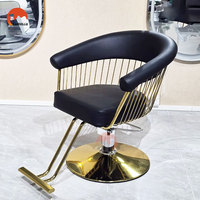 Équipement de coiffure haut de gamme, ensemble de meubles de salon de coiffure, chaise de coiffure pour femme, chaise de barbier, chaise de coiffage