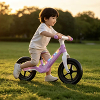 Vélo d'équilibre pour enfants en nylon avec roulements ultra-lisses, 12 et 14 pouces, pour garçons et filles de 2 à 6 ans, emballage personnalisé OEM