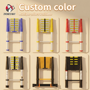 <span class=keywords><strong>Escalera</strong></span> Telescópica de Aluminio, <span class=keywords><strong>Escalera</strong></span> Recta Extensible de Alta Resistencia, <span class=keywords><strong>Escalera</strong></span> Multiusos Portátil con Mecanismo de Autobloqueo - Product Image 5