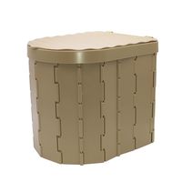 Nouveau sable couleur extérieur Camp pliable chariot de Golf Portable toilette Camping boîte RV d'urgence Mini toilettes