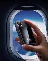 Leichte Magnetische 2-in-1 Li-Polymer Powerbank 10000mAh Mini Schnellladung Mobiltelefon Kabelloses Laden Tragbar Digital