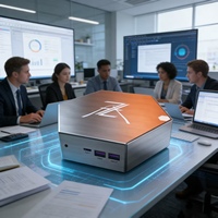 Mini PC Anbi, Servidor de Compartición de Archivos de Oficina, Acceso Multiusuario, Sincronización de Datos para Trabajo en Equipo, Almacenamiento de Documentos Seguro y Eficiente