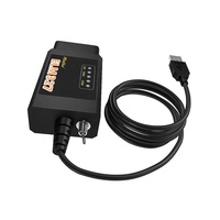 Nuevo Escáner OBD2 ECU Modificado para Ford con Interruptor, Chip PIC18F25K80 FT232RL, Conversor HS-CAN MS-CAN, Escáner USB ELM327