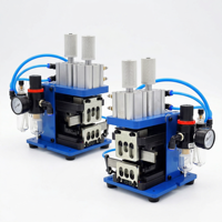 Machine pneumatique 3FN pour le dénudage et le torsion de fils, pour câbles électroniques de 0,1 à 0,75 mm², vitesse réglable 120 pièces/min, 4-7,5 kg/cm², à air comprimé