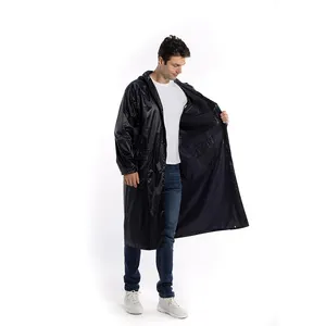 TOP Selling Moroccan Style Polyester Raincoat Durable Waterproof Long Jacket With Hood Breathable XXL Size For Tours