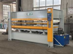 เครื่องอัดความร้อนสำหรับงานไม้ เครื่องอัดแผ่นไม้ เครื่องอัดวีเนียร์ด้วยความร้อนสำหรับทำประตู - Product Image 3