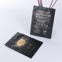 Soin de la peau personnalisé lotion shampooing échantillon Sachet 3 côté scellé petite pochette d'emballage plat en feuille d'aluminium