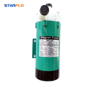 Bomba de Impulsor Magnético de Una Etapa Resistente a la Corrosión, Bomba de Material Plástico de Ingeniería Electrochapado Resistente a Ácidos y Álcalis - Product Image 1